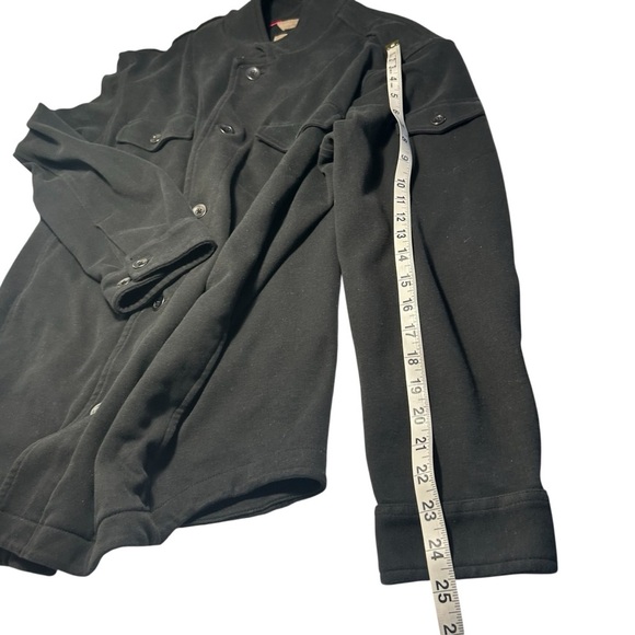 Tommy Bahama Palmdale Shirt Jacket Charcoal 100% Pima Cotton Sz Med - Picture 12 of 14